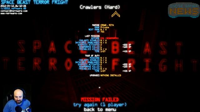 Space Beast Terror Fright - Gameplay - Alien inspired rogue like смотреть онлайн