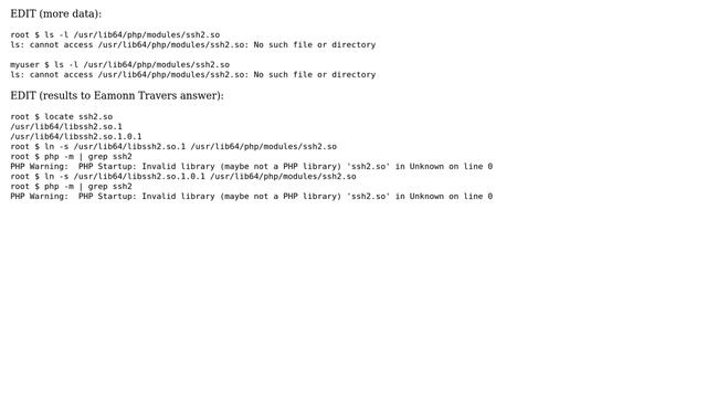 DevOps & SysAdmins: Unable to load dynamic library '/usr/lib64/php/modules/ssh2.so' (2 Solutions!!) смотреть онлайн