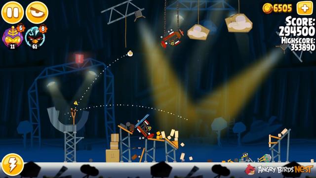 Angry Birds Seasons Piggywood Studios, Part 1! Level 1-3 Walkthrough 3 Star смотреть онлайн