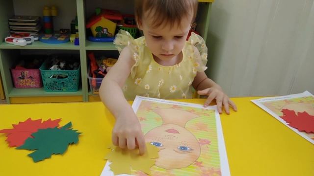 Сиреневая (младшая группа). Аппликация "осень" смотреть онлайн