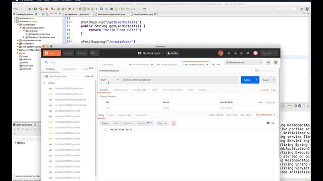 Restful Web Services Tutorial | Restful Web Service JAVA | Spring Boot смотреть онлайн