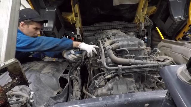 #137 Установка отопителя кабины. ТО на АльфаСкан Казань. смотреть онлайн