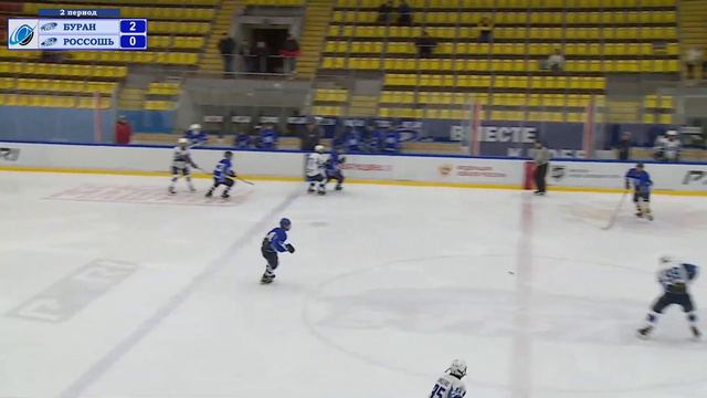 ХК БУРАН - ХК РОССОШЬ . Первенство Воронежской области по хоккею с шайбой среди юношей 2006-2007 г. смотреть онлайн