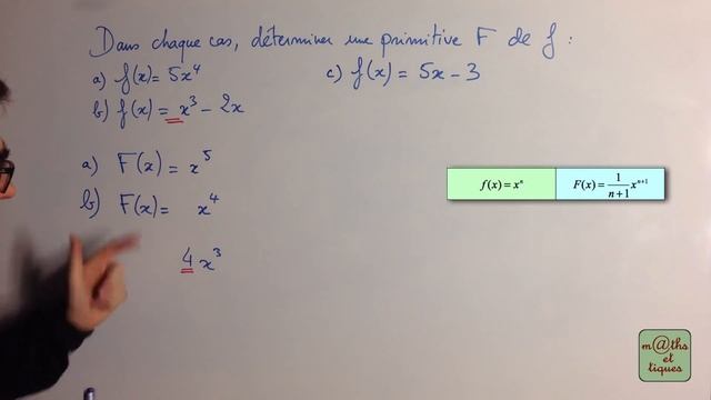Calculer une primitive (1) - Terminale смотреть онлайн