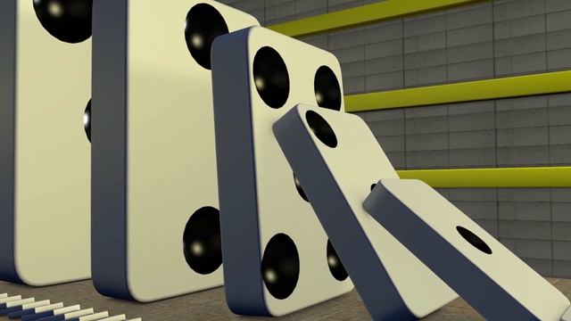 Domino effect the biggest domino 3d destruction oddly animation смотреть онлайн