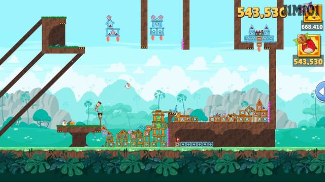 ANGRY BIRDS FRIENDS TOURNAMENT: CAN J1M101 GET ALL THREE STARS ? #24 9 LEVEL смотреть онлайн