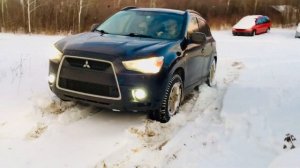 Mitsubishi RVR 4X4 snow fun ❄️
