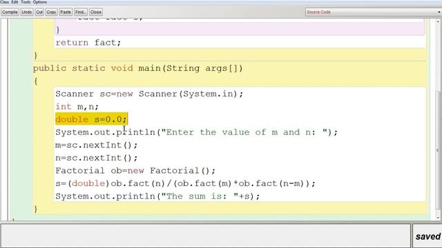 Finding Factorial | Java Program Using Function | ICSE смотреть онлайн