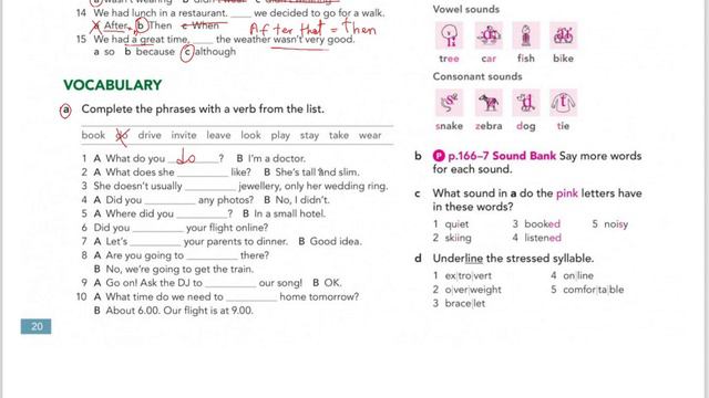 English File, Pre-Intermediate, Revise and Check 1&2, page 20 смотреть онлайн