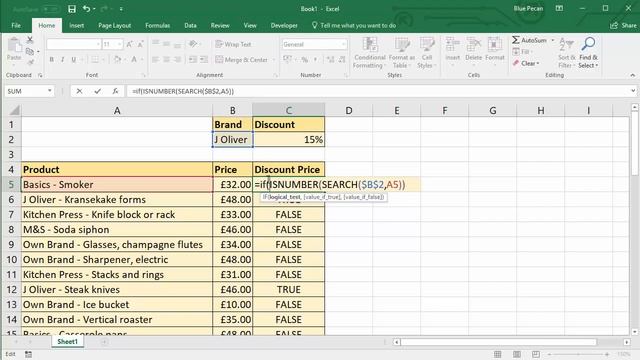 IF Function with Partial Match on Text String or "Contains" Criteria смотреть онлайн