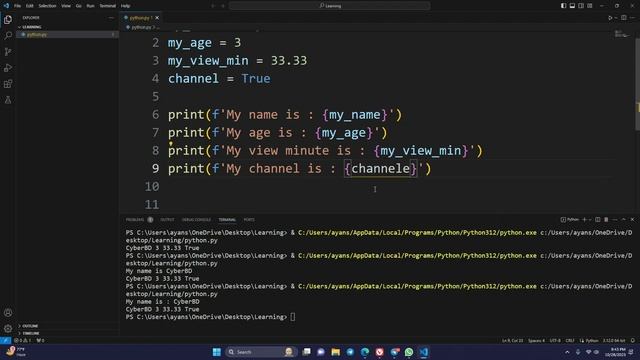 পাইথন ডাটা টাইপ ( Python Data Type Basics ) - ডাটা টাইপ বেসিক - ০৬ смотреть онлайн