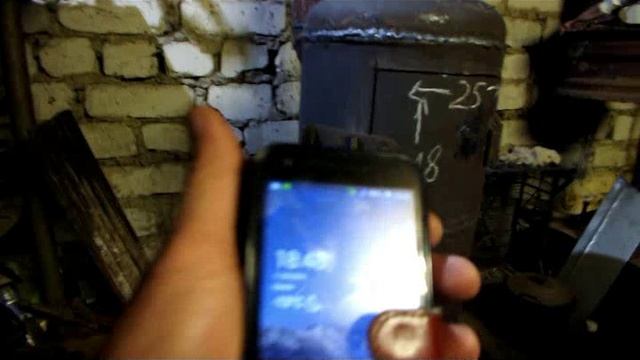 Печь буржуйка из газового баллона.