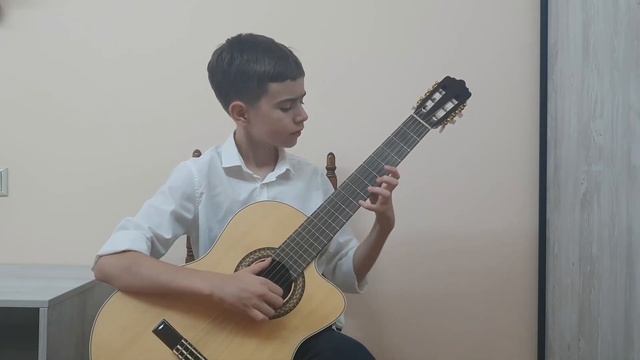 Вальс, Е. Дога - на гитаре смотреть онлайн