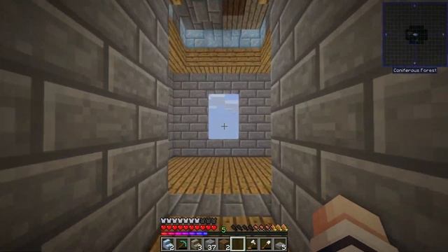 Minecraft Магическое выживание с модами #5 Путь Мага. Моя магическая башня и система хранения. смотреть онлайн