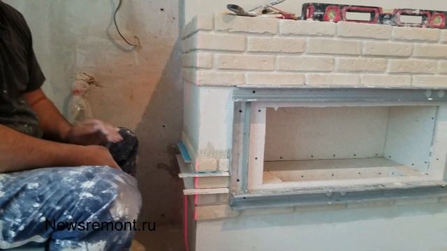 Укладка декоративного камня и монтаж вагонки в квартире смотреть онлайн