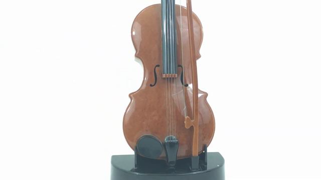Vintage 80s Violin Music Box