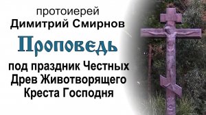 Проповедь под праздник изнесения Честных Древ Животворящего Креста Господня (2016.08.13)