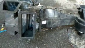 Обклеил заслонки печки аллюминиевым скотчем. пассат б 3!!!