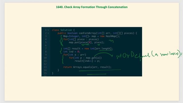 Check Array Formation Through Concatenation | Leetcode 1640 | Array смотреть онлайн