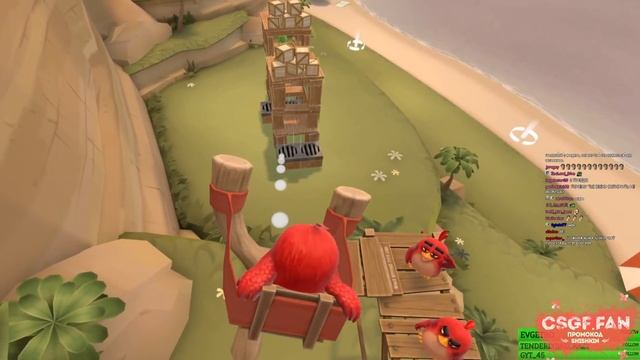 БРАТИШКИН ИГРАЕТ В VR-ИГРЫ | Angry Birds VR смотреть онлайн