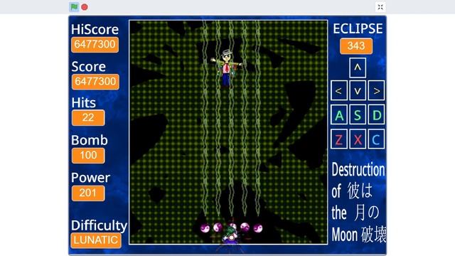 Touhou Fangame ~ The Destruction of the Moon LUNATIC смотреть онлайн