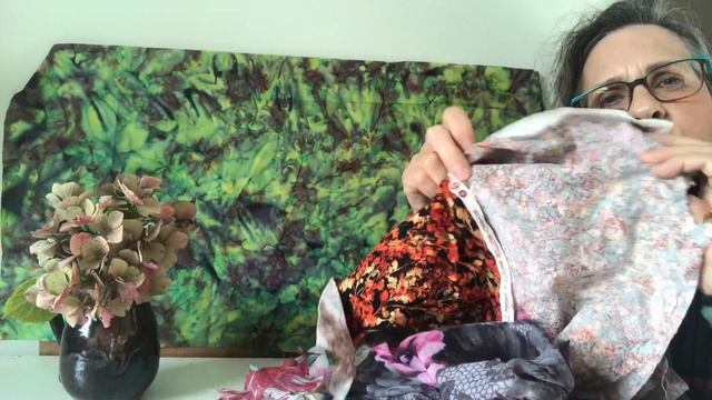 Painting with Fabric: Hydrangeas 1 Gathering materials смотреть онлайн