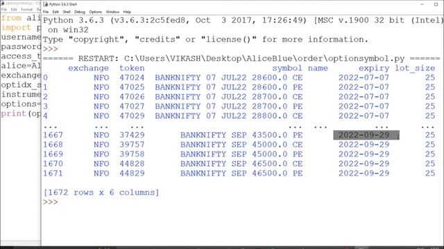 Fetch Weekly Expiry Current Index Option Symbols Utilizing Alice Blue API in Python смотреть онлайн