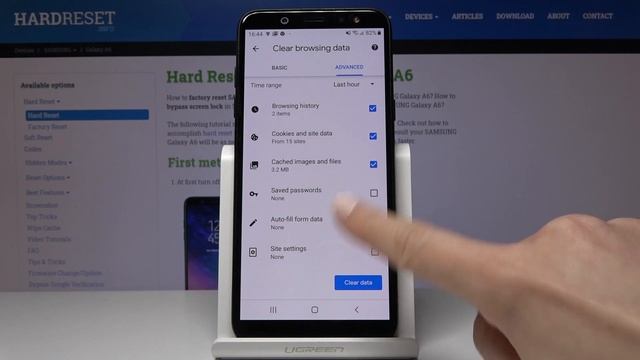How to Clear Browser Data in Samsung Galaxy A6 - Reset Cookies / Erase Browser History смотреть онлайн