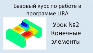 LIRA Sapr Урок №2 Виды конечных элементов