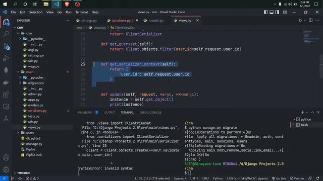 How to override save method in Django Rest Framework Serializer | Django Rest Framework | Python смотреть онлайн
