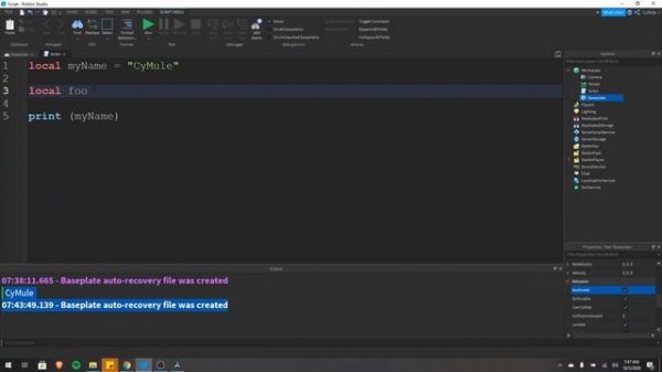 Roblox How to Script for Beginners | #1 | Roblox Lua & Variables