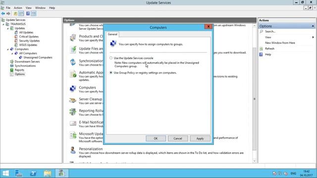 Windows Server 2012 basics Урок 14 WSUS, сервер обновлений 720p смотреть онлайн