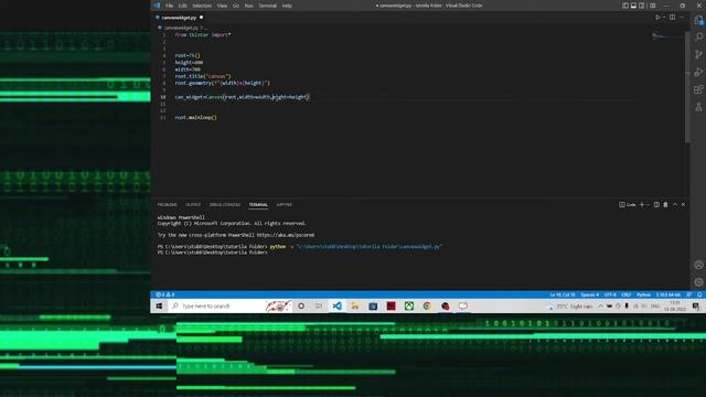 canvas widget in tkinter #coding #programming #tkinter смотреть онлайн