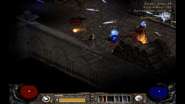Diablo 2 Classic - Finding The Stone of Jordan (Hell Andariel) смотреть онлайн