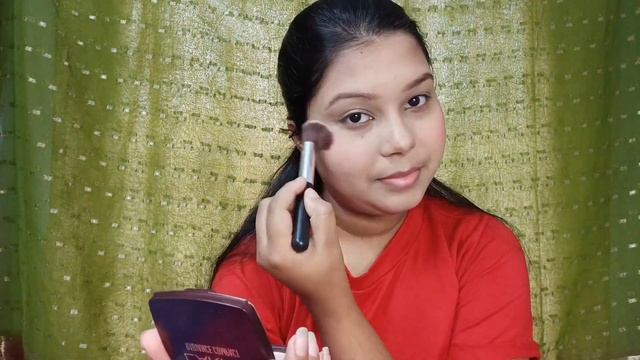 Easy makeup look for Saraswati Puja||Without foundation ?|| Using only 5 products ?|| #saraswatipuj смотреть онлайн