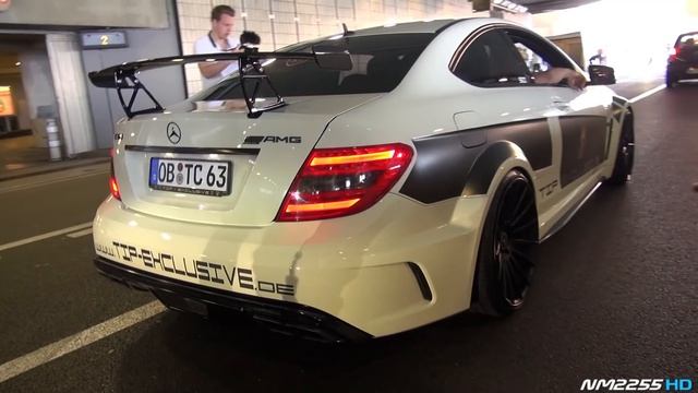 Mercedes C63 AMG Black Series by TIP Exclusive - INSANE Revs & Sounds!! смотреть онлайн