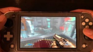 DOOM 2016 Gameplay on Nintendo Switch LITE