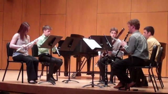 Danny Parente Woodwind Quintet (Hindemith First Movement) смотреть онлайн