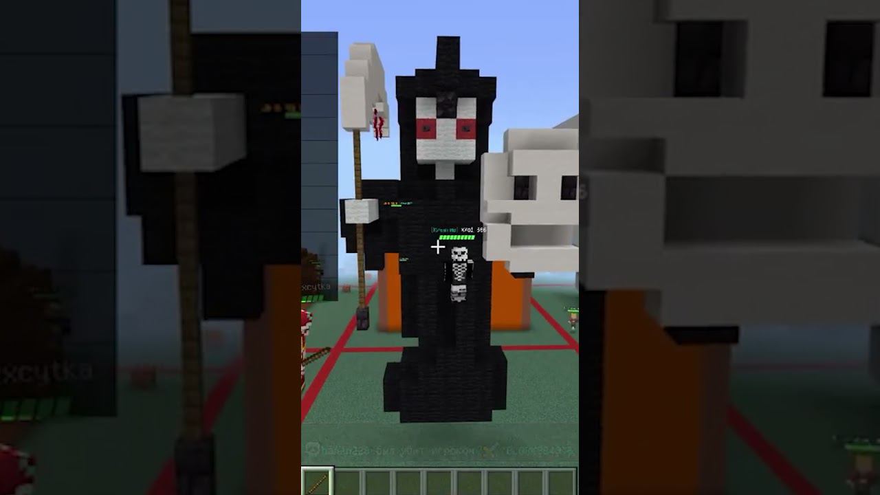 Я собрал 50+ ЧЕЛОВЕК на 1 Платформе! Хэллоуинский ивент в Майнкрафт. IP:dygers.funPORT:19132 смотреть онлайн