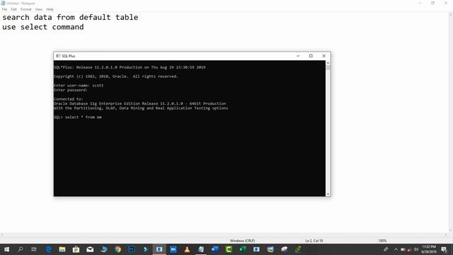 07:How to connect SQL Plus with Database смотреть онлайн