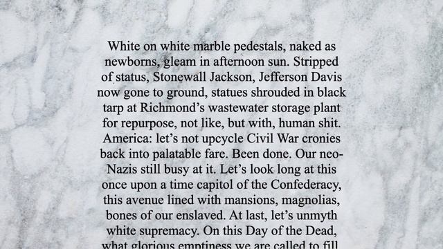 Sonnet: On Walking Richmond’s Monument Avenue (Poem) by VA Smith смотреть онлайн