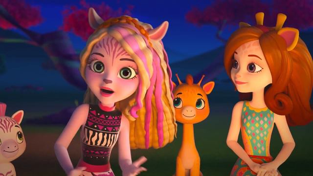 Enchantimals | Glamping Grounds & Campfires! | Enchantimals Sunny Savanna Sparkle Spectacular