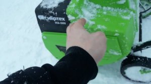 Снегоуборщик электрический "Сибртех ЭСБ-2000" ОБЗОР