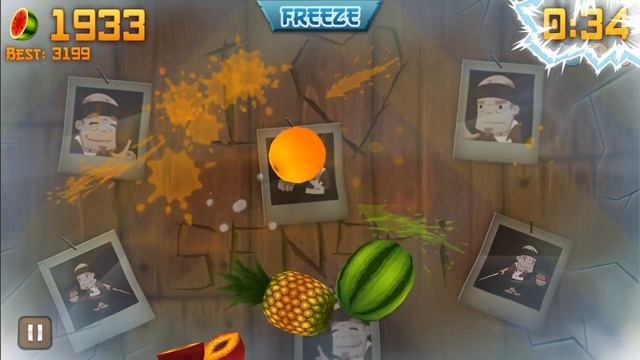 Fruit Ninja Arcade Mode World Record: 3345 смотреть онлайн