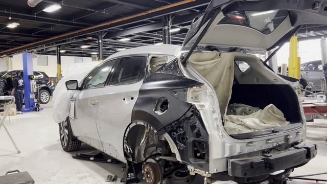 2017 Nissan Murano Quarter Panel Replacement. смотреть онлайн