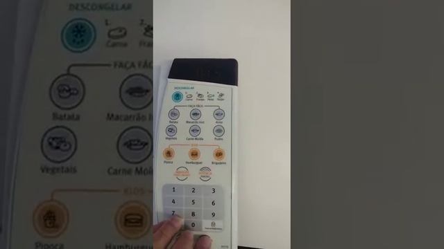 Painel de microondas Eletrolux MEF28 смотреть онлайн