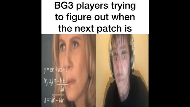 Baldur’s Gate 3 players be like смотреть онлайн