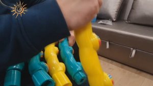 Обруч Массажный Для Похудения Хула Хуп Обзор. Сборка и Разборка. Я кручу Хула Хуп