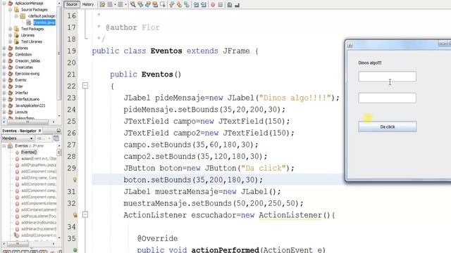 130.- Listeners en Java (¿Qué es ActionListener, ,ActionEvent y actionPerformed?). смотреть онлайн