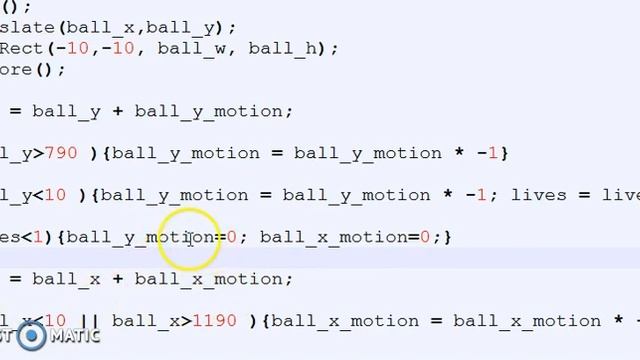 Coding JavaScript Games_Intro Pong 64 If Lives Less Than One смотреть онлайн